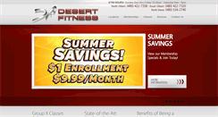 Desktop Screenshot of desertfitnessaz.com